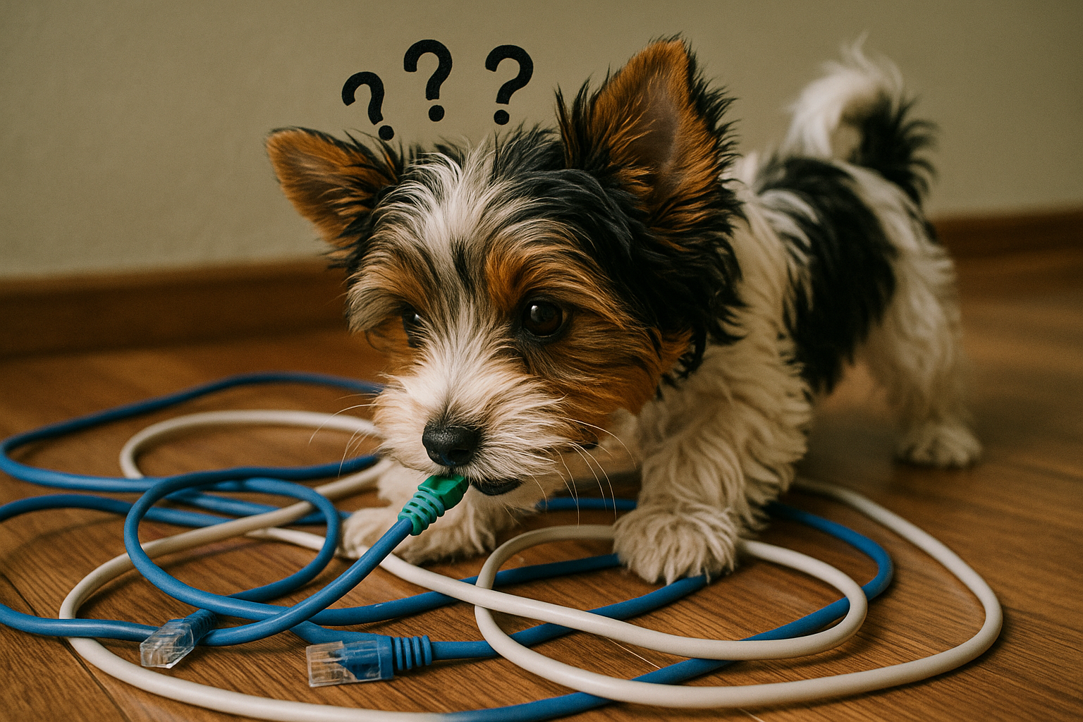 My dog satisfied with my research