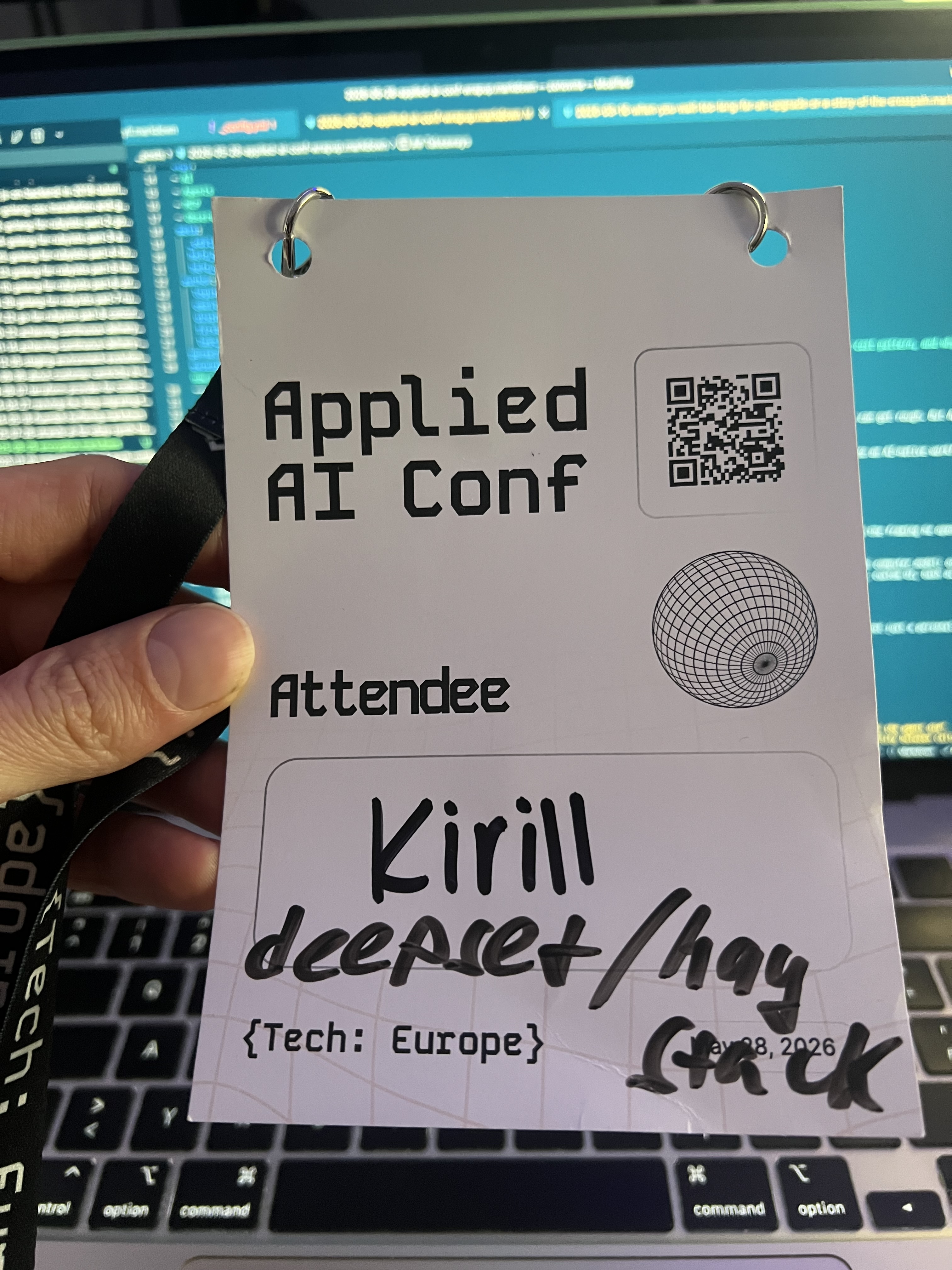 Applied AI Conf badge