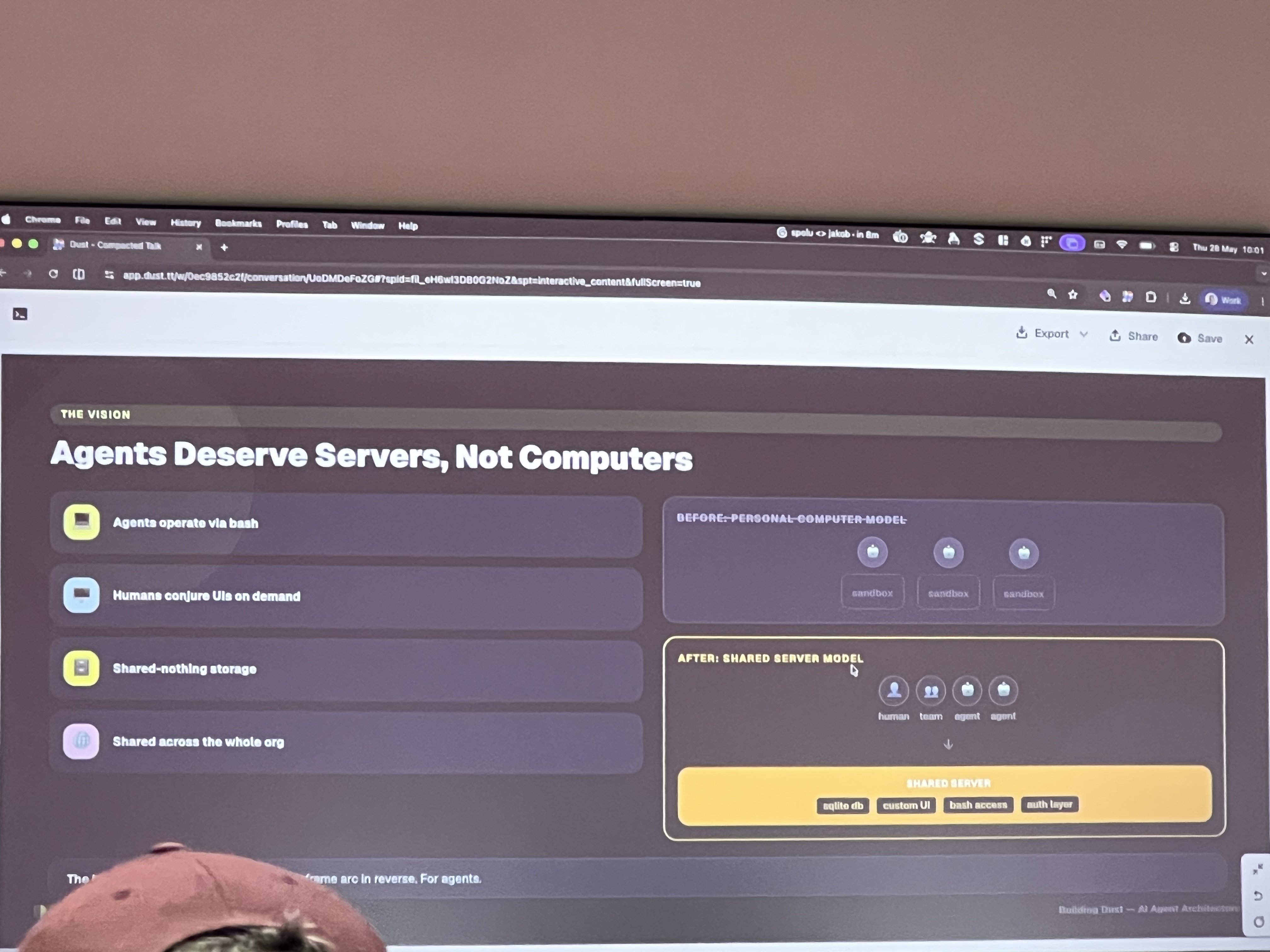 Agents Deserve Servers, Not Computers
